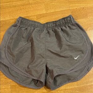 Nike Gray Athletic Shorts Lightweight Performance
